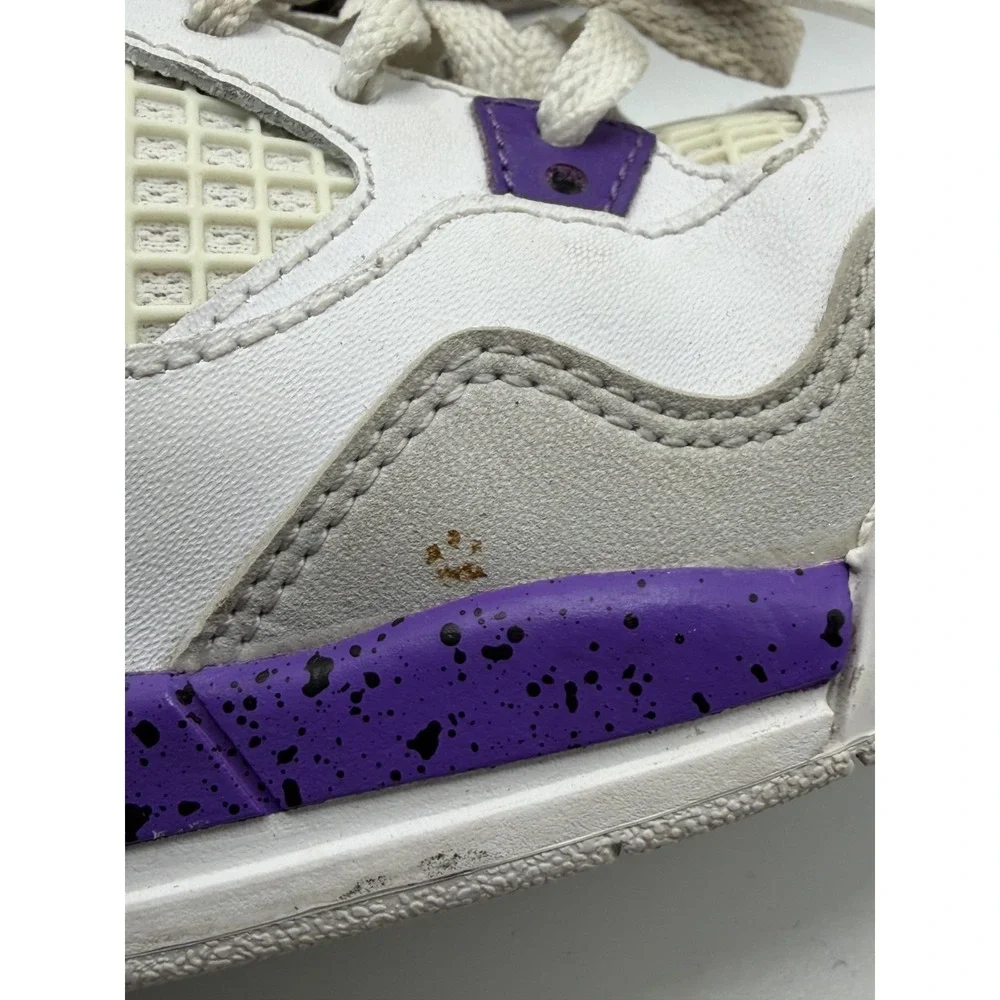 Jordan 4 Retro Ultraviolet 308500-108 Toddler Size 7.5C Pre-Owned No Box